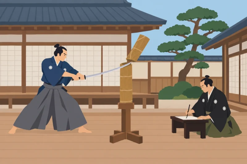 日本刀の切れ味を試す「試し切り」