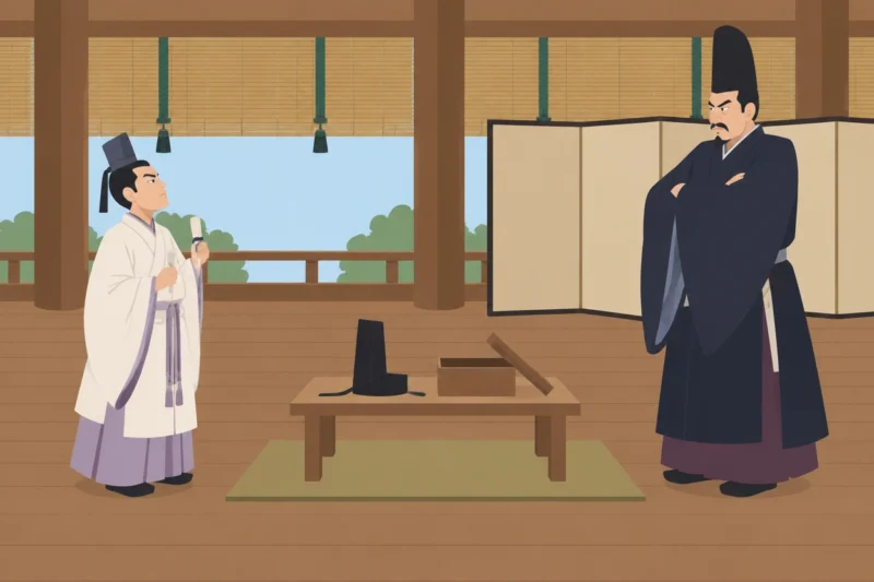 対峙する二人の貴族