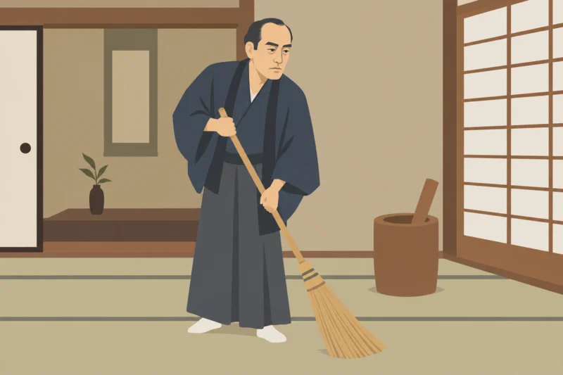 自分でお掃除